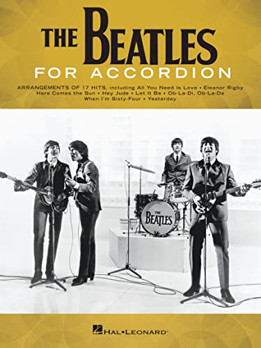 The Beatles for Accordion | Recueil de partitions accordéon solo niveau intermédiaire | Songbook pop rock pour élèves professeurs et fans | Livre de...