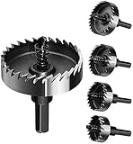 Top-Qualität: Hergestellt aus hochwertigem HSS-Hartmetall, garantiert hohe Härte, Rostfreiheit, Robustheit und Langlebigkeit.