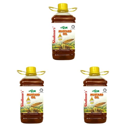 Image of SHALIMARS Mustard Oil 2 Ltr Jar (Pack of 3)