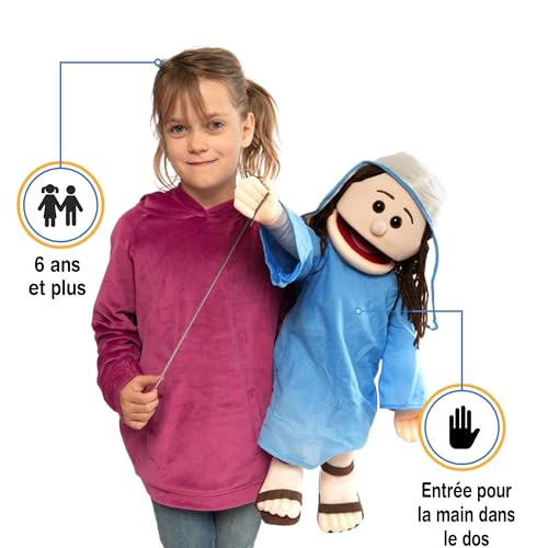 Marionnette Mary 25 pouces poupée grand format ventriloque