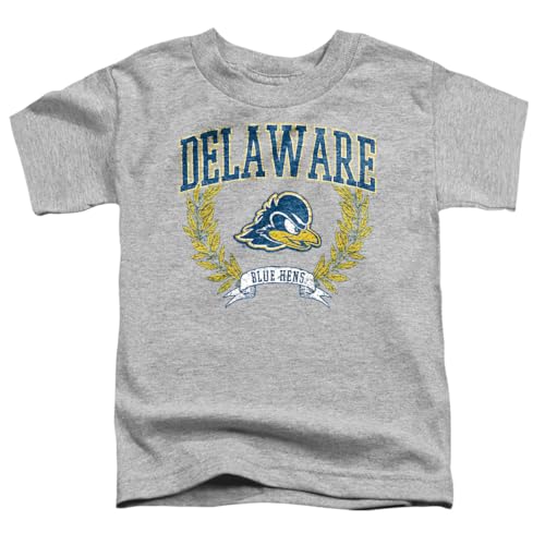LOGOVISION University of Delaware Laurels Dark Kids T Shirt (2) for Toddler Boys and Girls, Athletic Heather