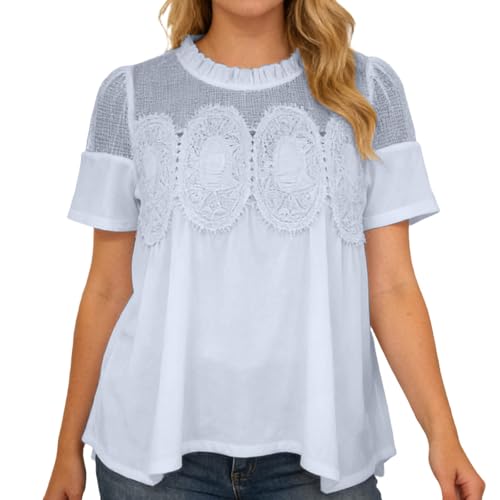 Blouse été dentelle pour vos terrasses et sorties romantiques chic