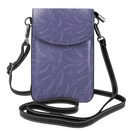 Portefeuille en cuir PU lavande pour éviter de perdre votre smartphone