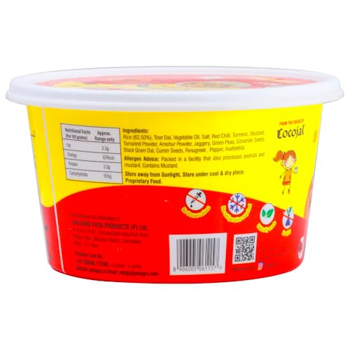 Amajain Instant Sattvik Healthy Sambar Rice, Ready-to-Eat, No Added Preservatives, No Added Flavours, Jain-Friendly, 70g (Pack of 3) - Image 2 thumbnail