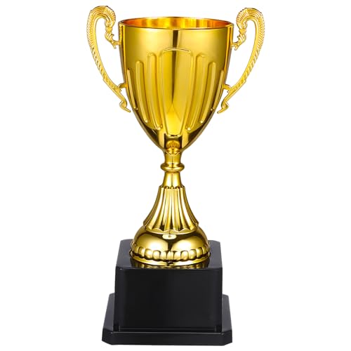 BESPORTBLE Golden Trophy Awards - Competition Trophy Cup - Plastic Awards Cup for Sports Tournaments - Birthday Parties - Appreciation - and Achievement Recognitions - Winning