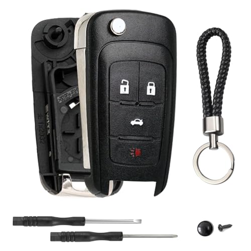 Coque de clé à 4 boutons pour Chevrolet Cruze et Malibu de 2010 à 2021