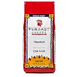 Puroast Low Acid Coffee Hazelnut Flavored Coffee Drip Grind, 0.75-Pound Bag (Pack of 2)