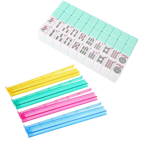 Set de Fichas Americanas de Mahjong 166 piezas miniatura 1
