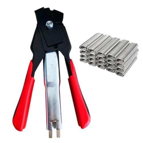 Image of Hog Ring Pliers Fastening Tool with 2,500 C-Type Nails