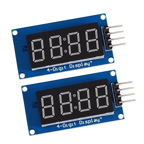 ARTIBETTER Led Digital Tube Module 4 Red Common Anode Display Module 4-pin Interface