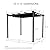 Kozyard Morgan Outdoor Retractable Pergola with Sun Shade Canopy Patio Aluminum Pergola Shelter for Backyard Deck Garden Modern Metal Grill Gazebo (10' x 13', Gray)