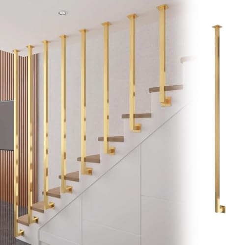 Balaustre d'escalier vertical de 140cm en bois pour garde-corps et rampe intérieure