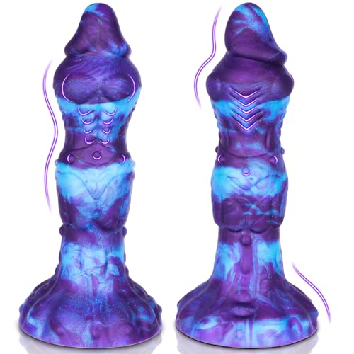 Godemichés Gode xxl Réaliste Large Sex Toys - 22 CM Dragon Gode Puissante Ventouse Dildo Sex Toýs Femme Stimulation du Point G Vaginal et Anal,Grand pénis pour Homme, Couple, Gay XXL Jouets (Jaune)