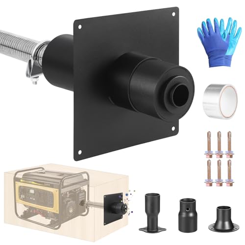 Generator Exhaust Extension Kit, Generator Silencer Kit with Three Adapters,...
