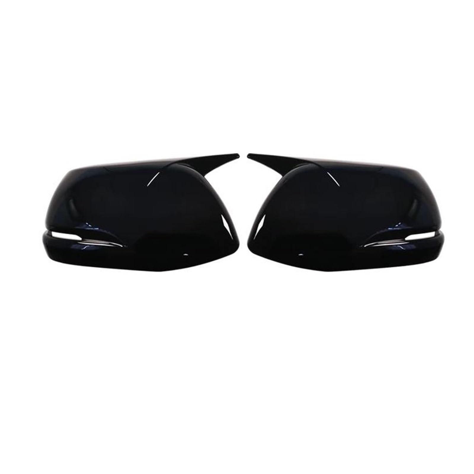 Slimes Gloss Black 1 Pair For Crv 2017 2018 2019 Car Rearview Side Mirror Cover Wing Caps Exterior Door Sticker Case Trim Carbon Fiber(Gloss Black)