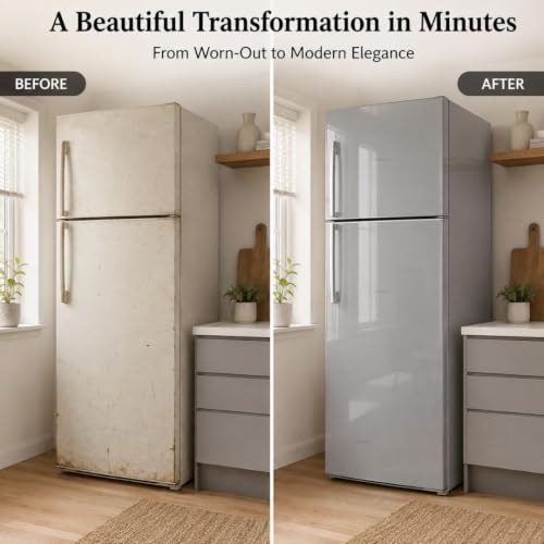 Image of HOME13 Grey Wallpaper Glossy Grey Peel and Stick Wallpaper Self Adhesive Decorative Vinyl Sticker for Shelf Liner Kitchen Cabinet Table Door Waterproof Removable(20x100 Inch)