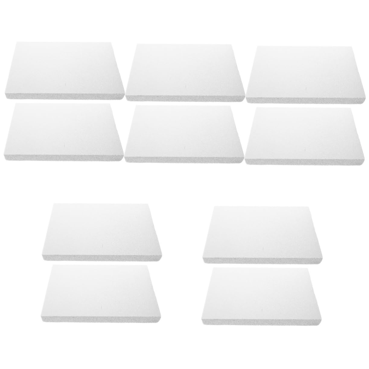 VILLCASE 5 Sätze Schaumstoffplatte Mikrolandschaft Sand Tischdekoration Expandierender Schaumstoff Schwamm Matratzenauflagen Schaumstoffblock Styroporkugeln 2 Stück * 5