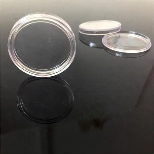 Capsulas transparentes para monedas 150 piezas 30mm miniatura 1