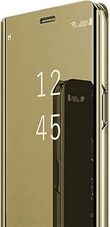 جراب حماية عاكس قابل للطي ورفيع للغاية مع مسند وشحن لاسلكي لموبايل سامسونج جالاكسي A05S QH من الموعز، A05S أرجواني (ذهبي)، TPU