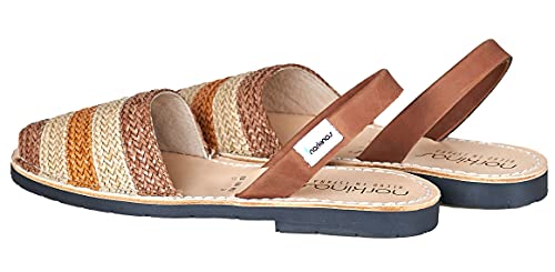Image of Norkinas Women's Flat, Handmade, Eco-Friendly Avarcas