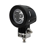 AutoGo 10W LED 作業灯 CREE製 狭角タイプ 12V 24V 兼用 防水・防塵・耐衝撃・長寿命 車外灯 汎用作業灯