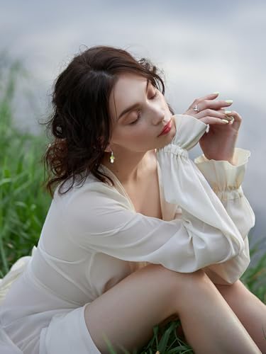 9 Pairs Mushroom Earrings for Women Long Pendant Glass Mushroom Earring Colorful Steampunk Earring Creative Funny Cute Weird Jewelry Women's Drop and Dangle Earrings4