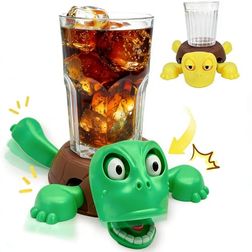 Schildkröte Lustige Untersetzer 2 Stück Turtle Coaster 3D Gedruckter Schildkröten Untersetze Anti Stress Schildkröten Untersetzer Lustige Schreibtisch Tischdekoration für Party Geburtstag Oder Urlaub