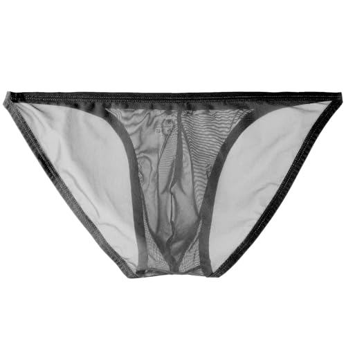 Summer Code Mens Sheer Briefs Mesh Lightweight Underwear Comfortable Low Rise Underpants for Men2
