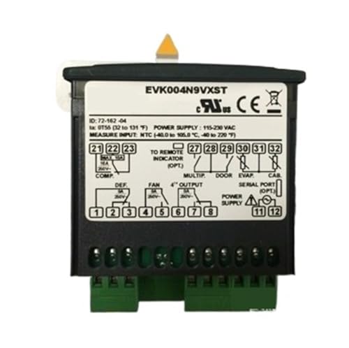 Termostato, Controlador de Temperatura de Cuatro Salidas 115-220 V EVK004N9VXST