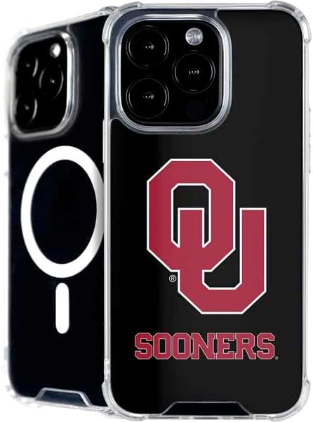 Skinit Phone Case Compatible with MagSafe iPhone 16 Pro - Officially Licensed University of Oklahoma Boomer Sooner Design