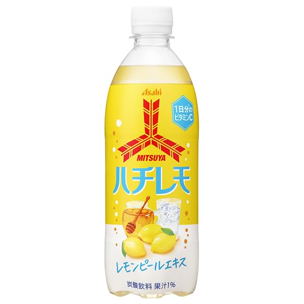 Amazon.co.jp: アサヒ飲料 三ツ矢 ハチレモ 500mlペットボトル×24本入