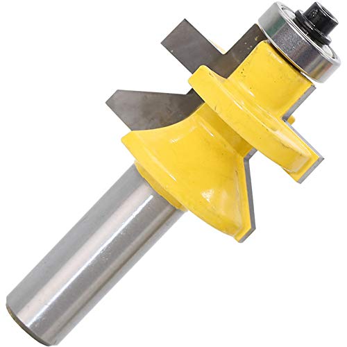 Profession PROFESSION-39448 Tongue And Groove V-Notch 1/2 Inch Shank Router Bit Set 45 Degree Woodworking Milling Cutter thumb #3