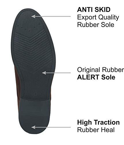 Image of HiREL'S Premium Suede Derby Smart Casual Shoes for Men | Office Soft Cushioned Corporate Casuals