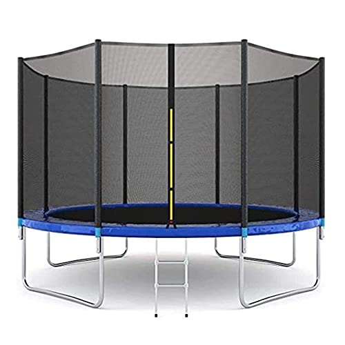 JIXIN Rete di Sicurezza per Trampolino Rete di Protezione per Trampolino Anti-Caduta Rete di Sicurezza per Trampolino Protezione per Bambini al Coperto,10ft 4 Arches or 8 Poles