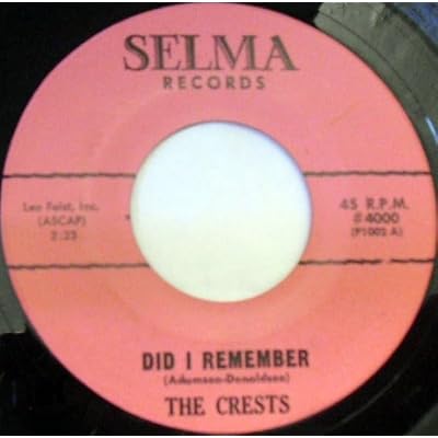 Did I Remember-7" 45