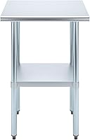 Vista 655 de Mesa de trabajo de acero inoxidable, mesa de metal