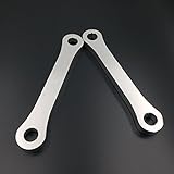 XKMT-Silver 3.0' lower Lowering Links Compatible With Off-Road 1987-2000 2001 2002 2003 2004 2005 2006 2007 KL KLR 650 [B019DKGO0C]