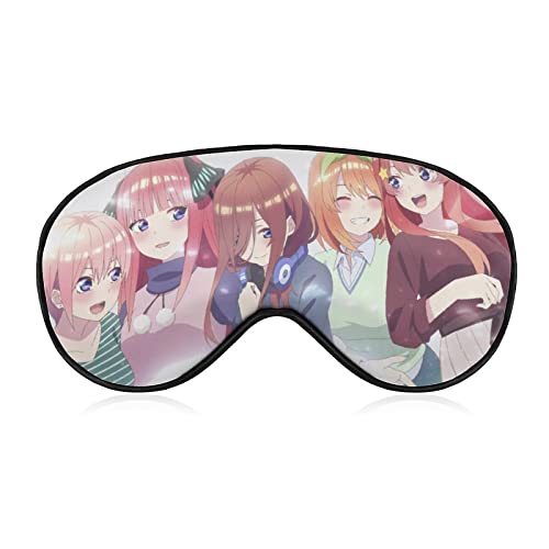 五等分の花嫁 アイマスク 睡眠用 かわいい 長さが調整できる 付け心地良い 夏用 安眠 遮光 繰り返し使用可能 睡眠グッズ 洗濯可能 軽量 圧迫感なし 昼寝眼精疲労 疲労回復 男女兼用 出張 旅行