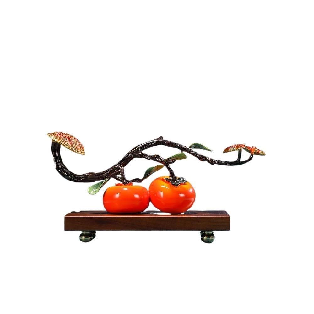 Regał na ciekawostki z brązu Persimmon Ornament Home Chłodziarka na wino Szafka TV Dekoracja Biurko Recepcja