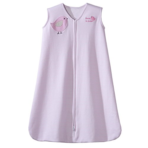 Halo Sleepsack 100% Cotton Wearable Blanket, Pink Stripe, X Large