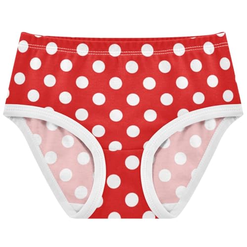 Girls' and Toddler Underwear Tagless Brief Cotton Hipster Panties 2-8 Years