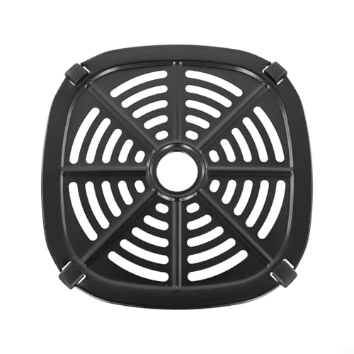 MoSundi Sartén de parrilla de aire para hornos, accesorios de bandeja de placa de parrilla de repuesto para freidora de aire (20,8 x 20,8 cm)