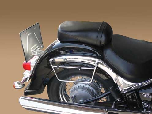 Klick Fix uchwyty boczne z szybkim uwalnianiem, kompatybilne z Suzuki Intruder 800 Volusia - VL800 / C800 i M800 do roku 2009