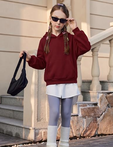 Image of Arshinet Girls 2 Piece Outfits Hoodie Sweatsuit Sets Oversized Sweatshirt and Baggy Fall Fashion Sweatpant with Pockets