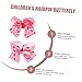 Toyvian 2Pcs All Match Hair Clips with Printed Bowknots Soft Hairpins for Cute Patterned Hair Barrettes for Daily Wear and Special Occasions
