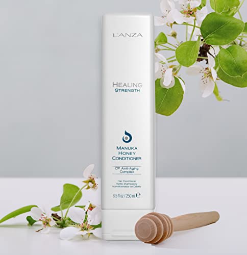 L’anza Healing Strength Manuka Honey Conditioner - Strengthens, Protects And Restores Weak, Fragile, And Aged Hair, Rich With Keratin Protein, Healing Oils, And Vitamin C (8.5 Fl Oz) #TOP3
