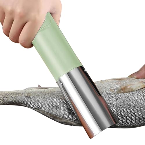 Husoiuy Squamatore Elettrico per Pesci, Dispositivo di rimozione squamatore Elettrico - Scarper Remover 3000mAh Squamapesci Impermeabile | Raschietto per Pesce Ricaricabile, decalcificante per Pesce