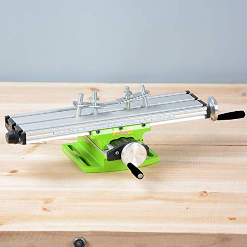 Compound Table Working Cross Slide Table Worktable for Milling Drilling Bench Multifunction Adjustable X-Y
