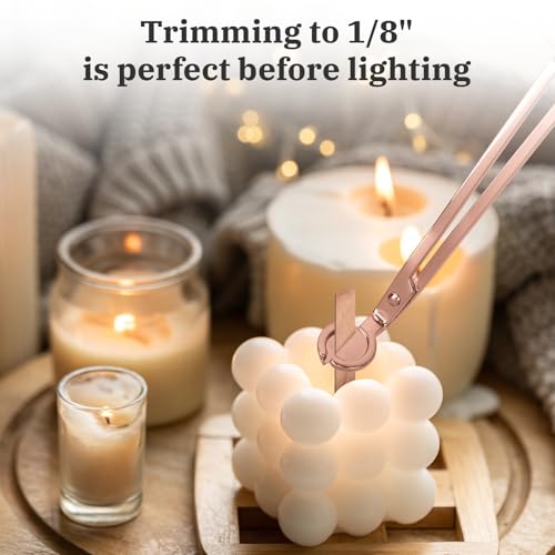 100 mechas de madera con base redonda para velas miniatura 6