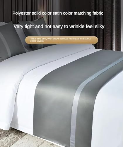 Couvre-lit de luxe en chenille marron pour lit double d'hôtel